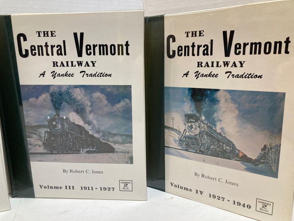 The Central Vermont Railway By Robert C. Jones Volume I-VII Books