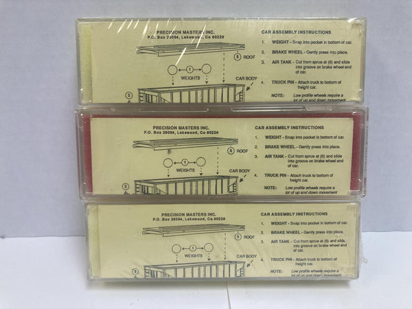 Precision Masters Soo Line 3 Bay Hopper Grain Car 3 Pack N Scale (1510)