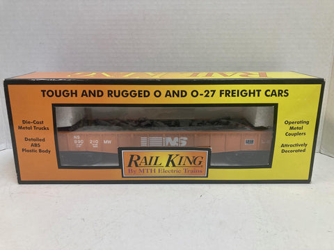 MTH RailKing 30-72119 Norfolk Southern Gondola w/ Junk Load O Gauge C-9 Mint