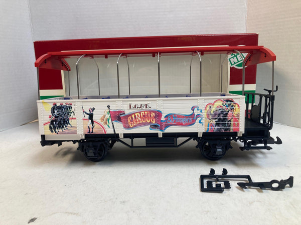 LGB 3125 Circus & Menagerie Passenger Car – G Scale – Pre-Owned Very Good Condition