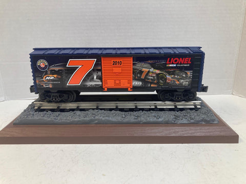 K-Line K6300-05 NASCAR #7 Display Boxcar – O Gauge Collectible – Die-Cast Model