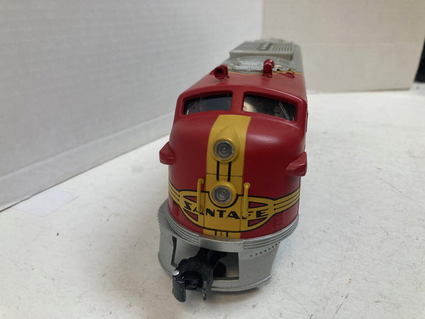 Lionel “The Chief” Santa Fe Passenger Train Set – 162 Loco, 3155, 3157, 3261 Cars – Lights Work – Conventional Power – No Box