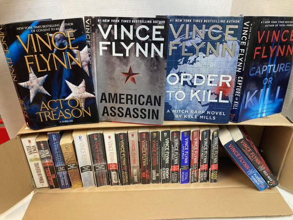 Mitch Rapp Series by Vince Flynn – Complete Set 1999–2024 (Kyle Mills) – 22+ Books – Lot