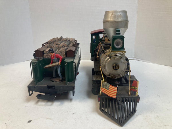 LGB 2118 1 Denver & Rio Grande 2-6-0 Mogul Steam Locomotive – Weathered – Runs Great – G Scale