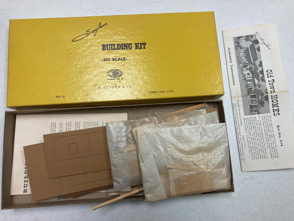 Suydam "Old Town Homes" HO Building Kit (Kit No. 574)