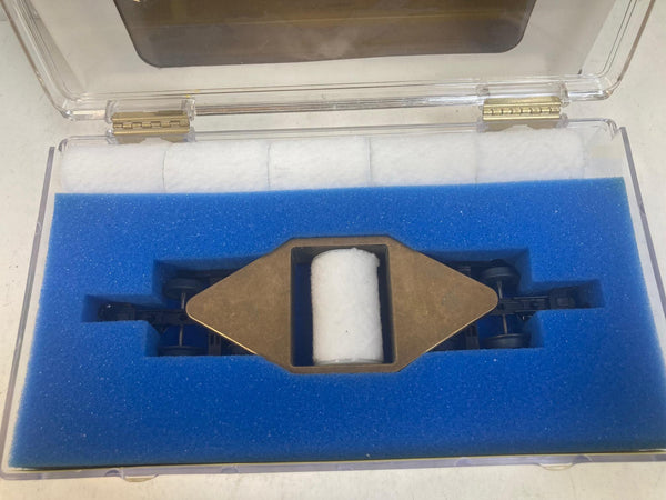 Centerline Products O-Gauge 3-Rail O Rail Cleaner #60050 BRASS - NIB Complete w/ Rollers