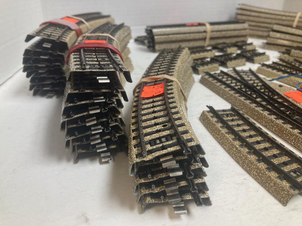 50 Piece Marklin Track Lot: Includes 2 Switches, 36 Curves, 11 Straights, 1 Switch controller // German Made