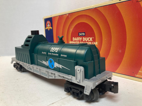 Lionel Vintage Daffy Duck Animated Balloon Train Car (6-16755) Missing Figurine and balloons