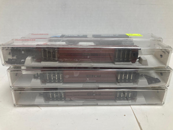 Fleishmann Flat Cars w/ Trucks N Scale (#8270, 8272, 8274, 8278, 8279)