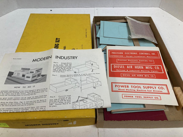 Suydam HO Building Kits (see description before purchase) - Old Town Lodgings, Modern Factory, Eds Market, Modern Industry, Mine & Shaft, Sunkist x2, Red Lake Mine, Main Street Station