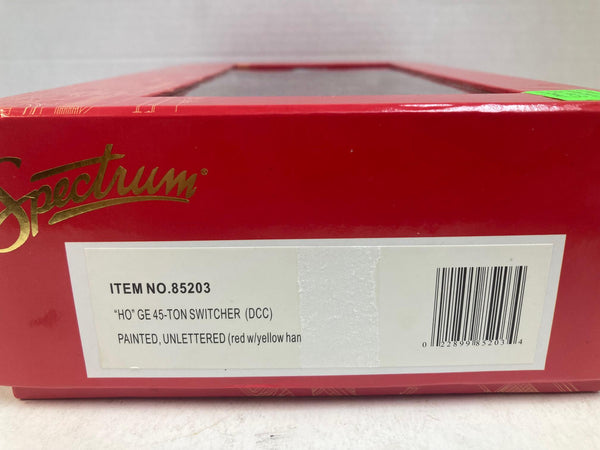 Bachmann Spectrum HO 85203 GE 45-ton Switcher – DCC-Equipped HO Scale Locomotive – Excellent Cond.