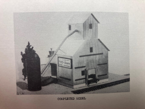 Suydam "12 Grain Elevator" In  Corrugated Metal HO Building Kit (Kit No. 12)