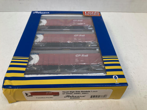Athearn N ATH3880 Thrall High-Side Gondola 3-Pack CP Canadian Pacific