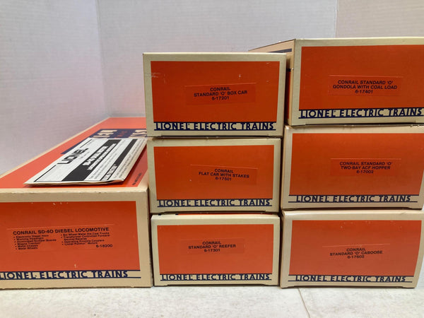Vintage Lionel 6-11700 Conrail Limited Edition Diesel Freight Set (1987) – Complete Set