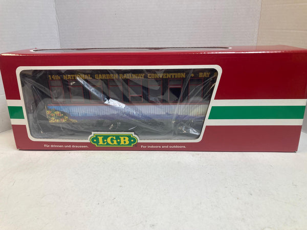 LGB 30808 14th National Garden Railway Convention Car – G-Scale, LNIB, Collectible