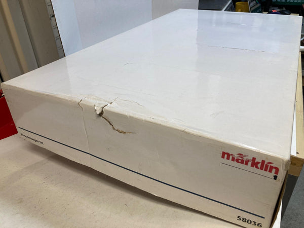 Marklin 58036 Gauge 1 ESG Passenger Car 3-Unit Set - MINT NOS