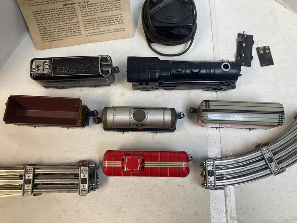 Vintage Marx NYC Steam Freight Set | w/ Original Manual & Box Bottom | EXCELLENT