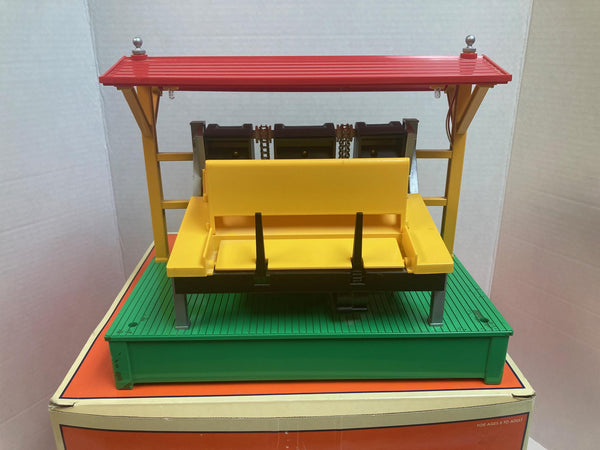 Lionel 12915 Log Loader w/ Box & Control Switch – For Parts/Repair – Conveyor Not Working