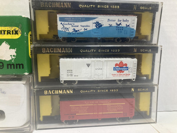 Reefer Car N Set 5 Pack Bachmann/Con-Cor/Minitrix "Baby Ruth"