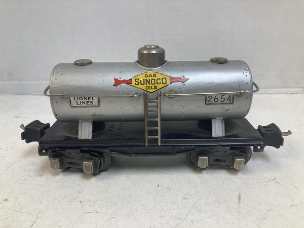 Prewar Lionel Lines No. 2654 Sunoco Tank Car