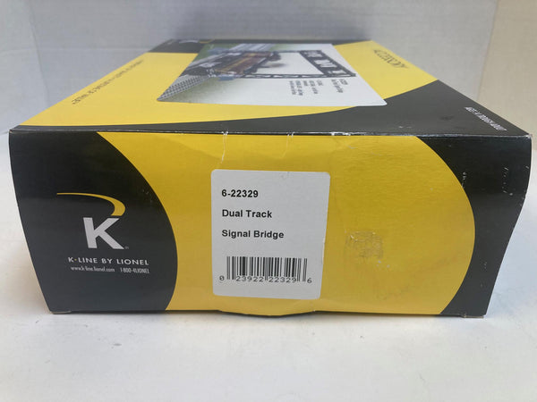 K-Line 6-22329 Dual Track Signal Bridge – O Scale Lighted Accessory