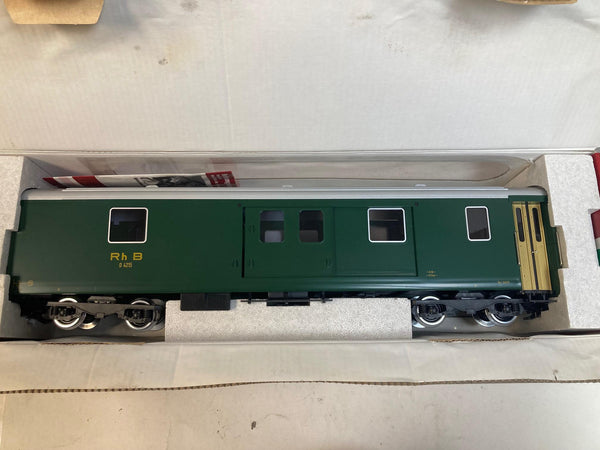 For sale is an LGB 31690 Baggage Car, G Scale, in excellent pre-owned condition.