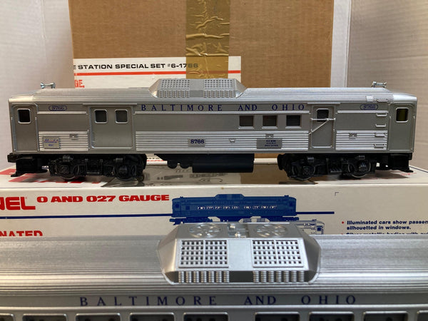 Lionel O Gauge Baltimore & Ohio B&O Budd RDC 3-Car Set 6-8766 6-8767 6-8768 BOXED