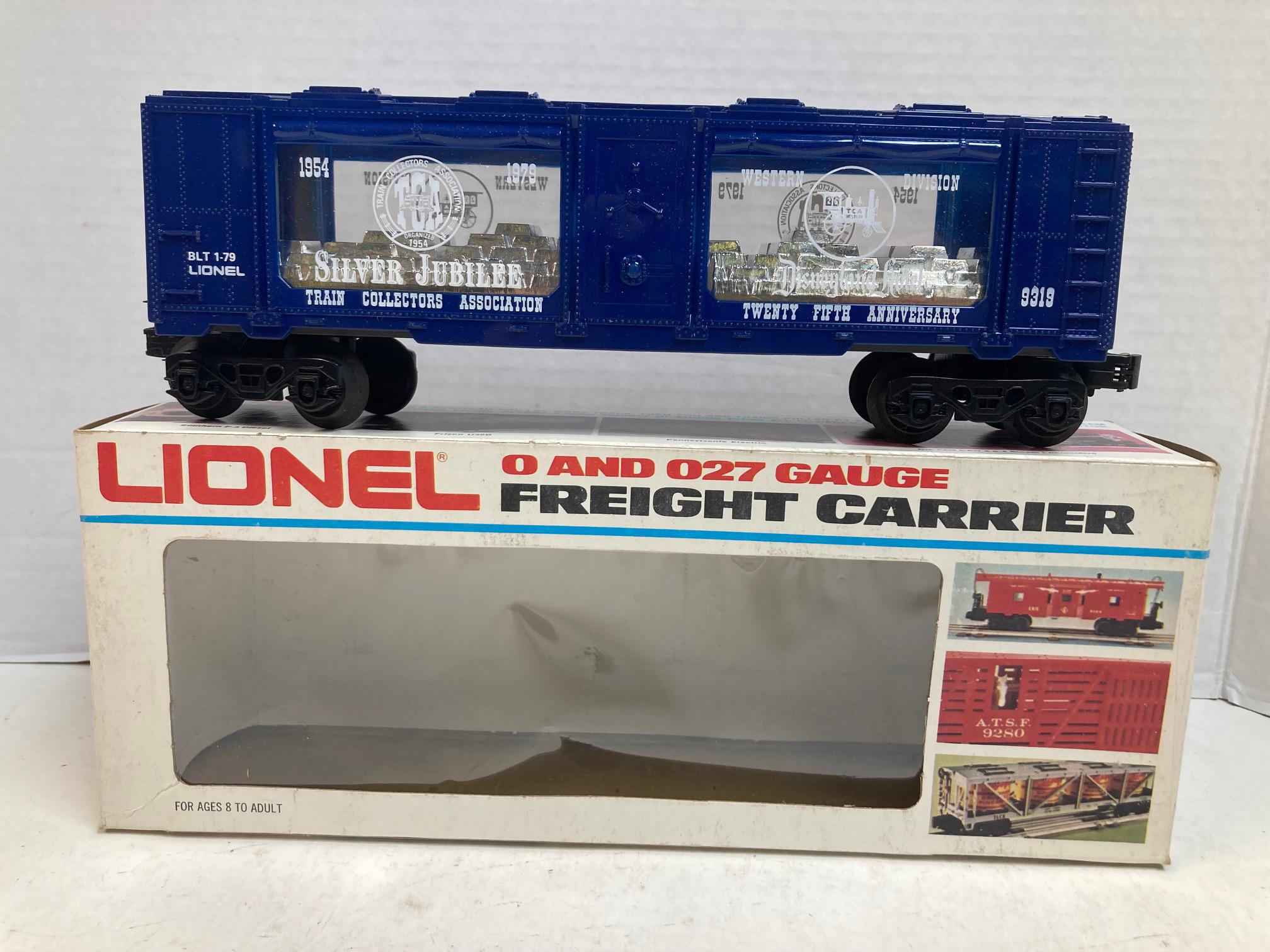 Lionel 6-9319 Silver Bullion Car TCA O Gauge - Great Condition - Appears Unused