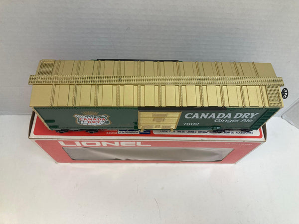 Lionel Canada Dry Box Car 6-7802 – Pre Owned Excellent Condition