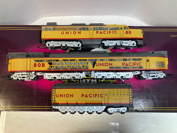 MTH Premier 20-2214-1 Union Pacific #80 Coal Turbine 3-Unit Set - BCR UPGRADED