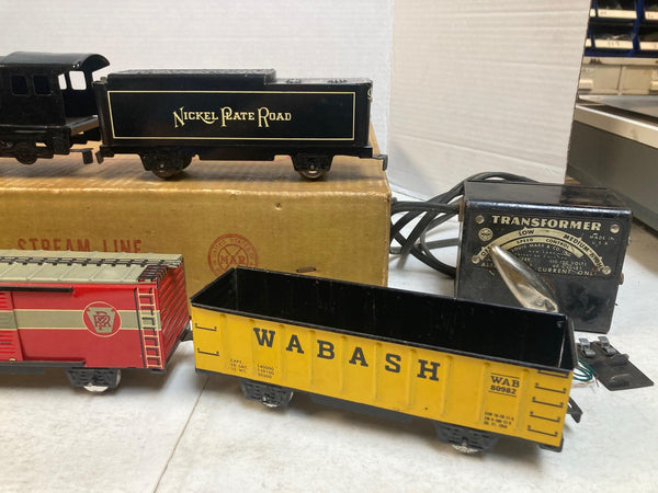 Vintage Marx No. 10000 Nickel Plate Road Steam Train Set | Boxed | Excellent