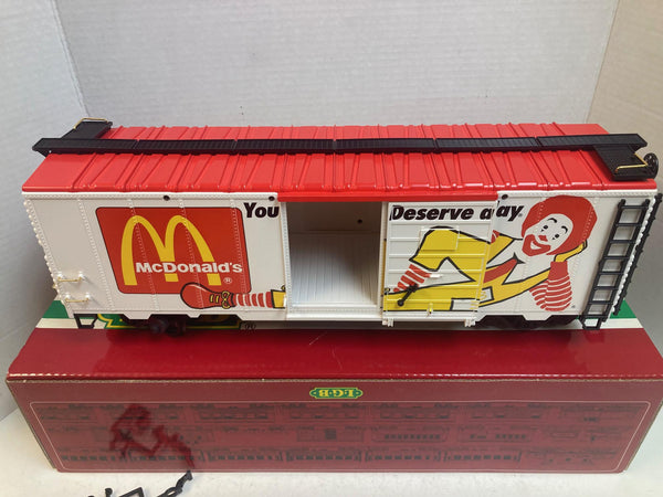 LGB 44910 McDonald’s “You Deserve a Break Today” Boxcar – G Scale, Pre-Owned Very Good Condition