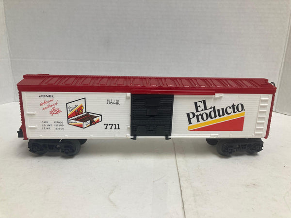 Lionel Tobacco Railroad El Producto Box Car # 7711 (6-7711) "NO BOX" O Scale