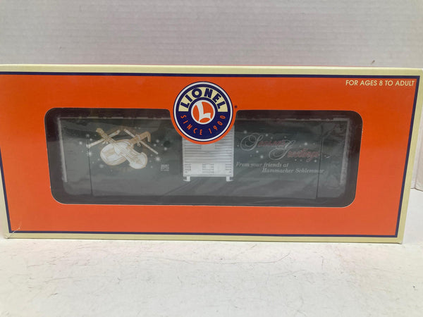 Lionel #6-36287 Hammacher Schlemmer Christmas Musical Boxcar – Brand New, Sealed