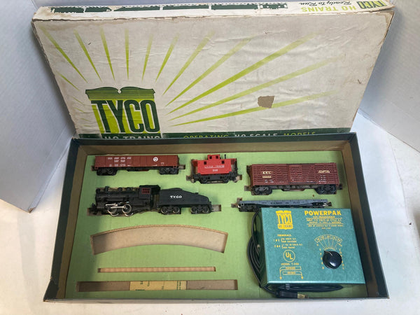 Vintage Tyco HO Train Set No. T-1003 - Switcher Runs Great! Boxed