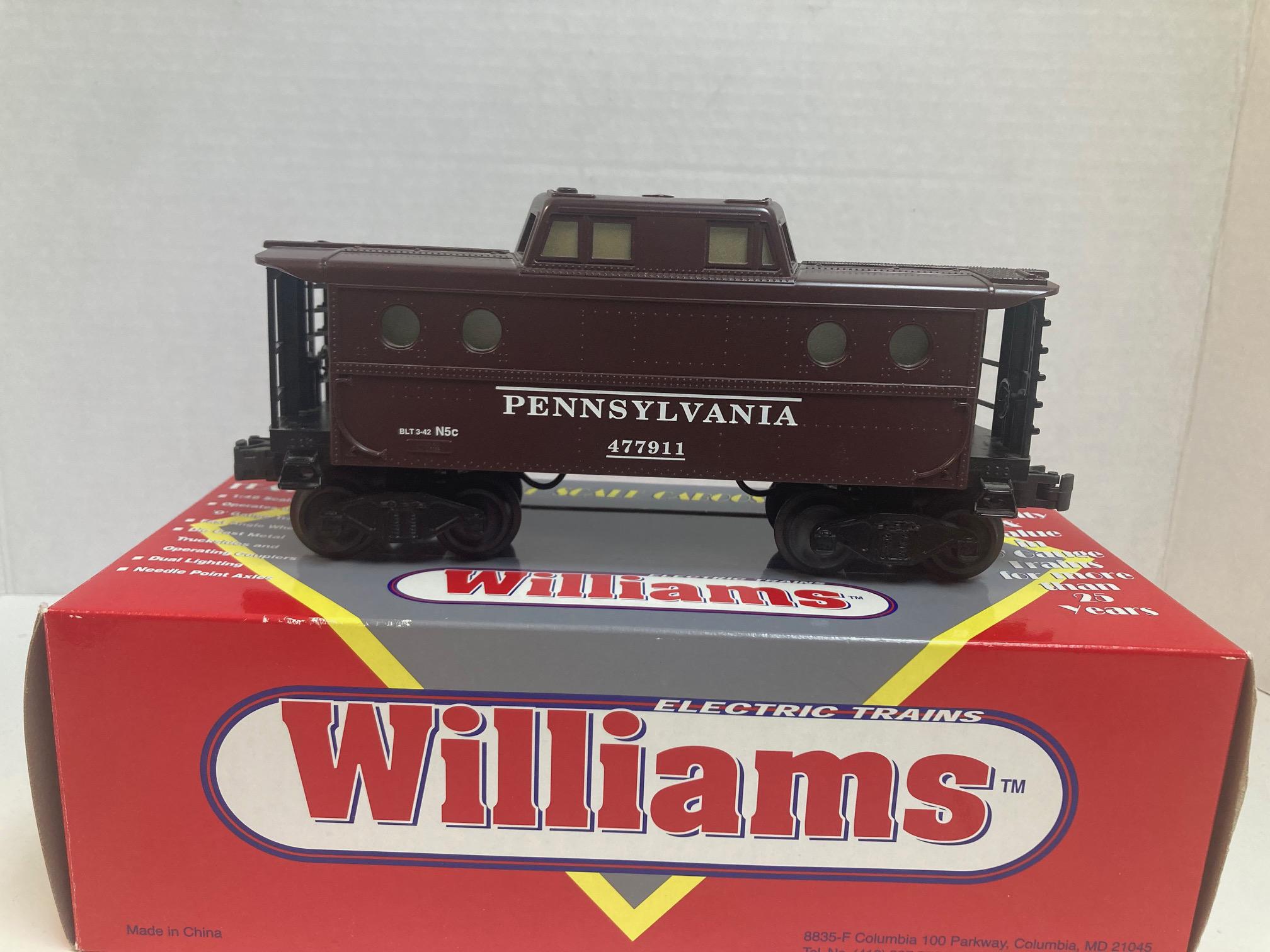 Williams Pennsylvania N5C Caboose PRR #477911, Stock #CAB117, O Scale