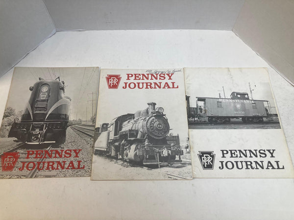 Pennsy Journal Magazine Lot of 3 Issues – 1981–1982 – Pennsylvania Railroad History