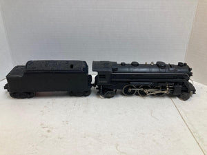 Lionel 1666 2-6-2 steam locomotive with 2466WX whistling tender O Gauge Post war