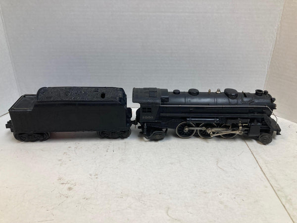 Lionel 1666 2-6-2 steam locomotive with 2466WX whistling tender O Gauge Post war