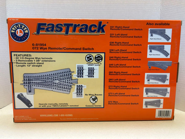 FasTrack 072 Wye Remote/Command Switch 6-81954