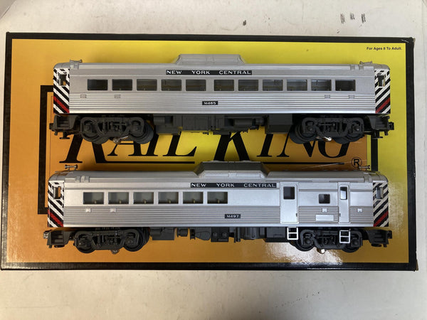 MTH RailKing 30-2182-0 New York Central RDC Budd Car 2-Car Set O Gauge Boxed