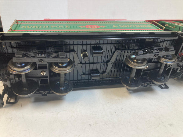 Bachmann G Gauge North Pole & Southern #12 Steam Locomotive & 2 Passenger Cars – Sounds, Smokes, and Lights