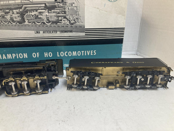 Akane HO Scale Brass C&O 2-6-6-6 Class H-8 Allegheny Steam Locomotive & Tender
