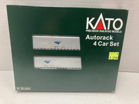 KATO Autorack Amtrak Phase V 4 car set #3 (106-5505)