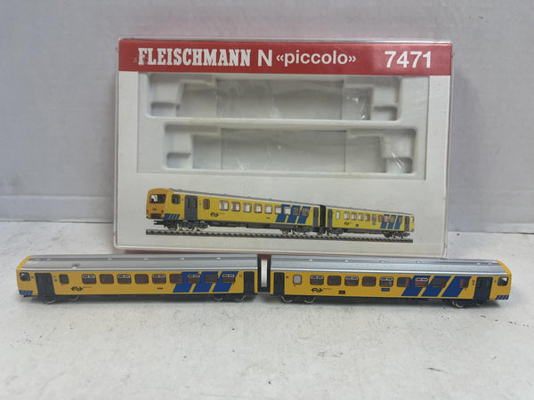 Fleischmann N Piccolo 7471 NS Class 3200 2-Pc Diesel Train Set Ex Condition Boxed