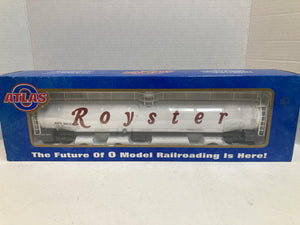 Atlas O Scale ACF 33,000 Gallon Tank Car #6403-2 – Royster SHPX 18672 – 3-Rail