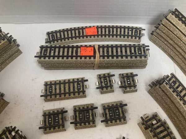 50 Piece Marklin Track Lot: Includes 2 Switches, 36 Curves, 11 Straights, 1 Switch controller // German Made