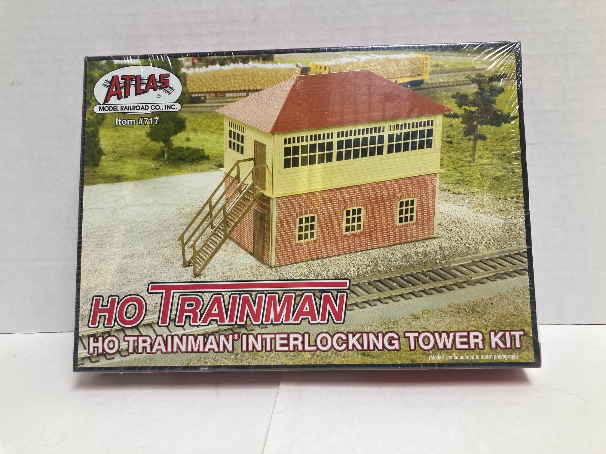 Atlas Trainman Interlocking Tower Kit #717 Sealed