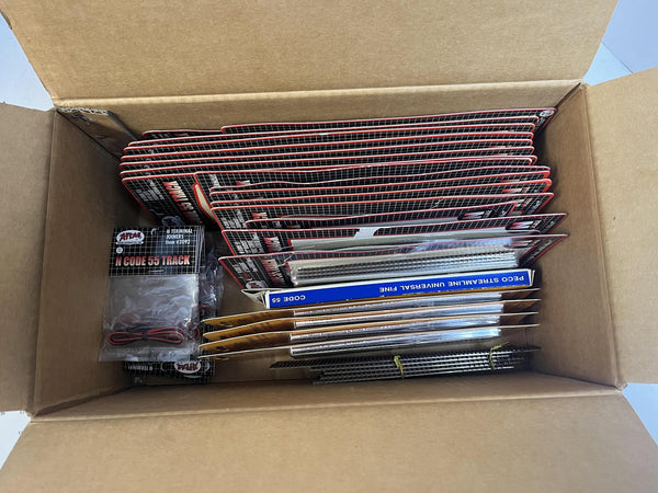 N Scale Code 55 Track Lot 41pc Atlas Micro Engineering PECO Turnouts Joiners