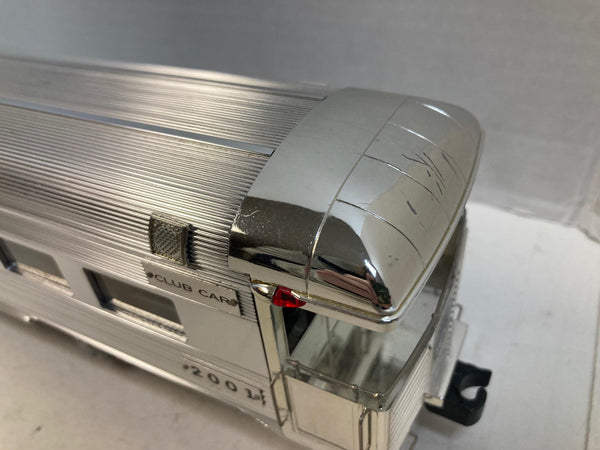 K-Line O Gauge Steel Millennium Club Car Diner-Obs Passenger #2000-2001